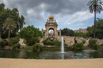 Fototapeta na wymiar Parc de la Ciutadella