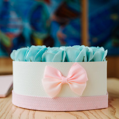 Bouquets of soap, roses of different colors