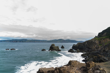 Spring Impressions from the Lands End in Golden Gate Recreation Area in San Francisco