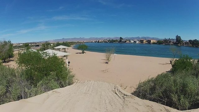 Big Bend State Park Beach On Colorado River- Laughlin NV