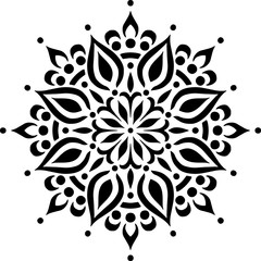 Mandala Pattern Stencil doodles sketch - 267300551