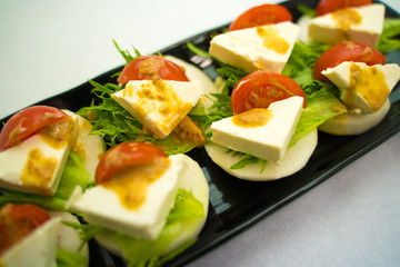 かぶの和風カナッペ