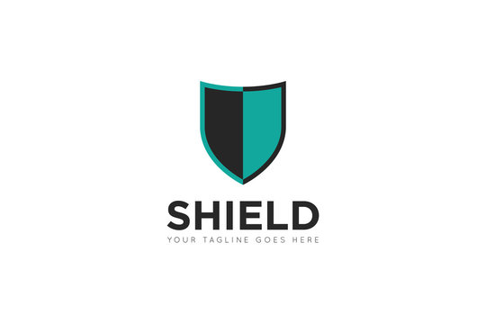 shield logo and icon vector illustration design template.