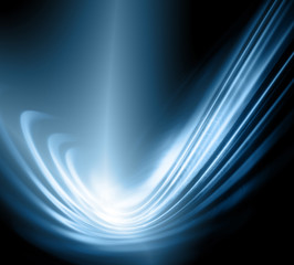 Abstract blue background. lines, waves, strokes, stylish background