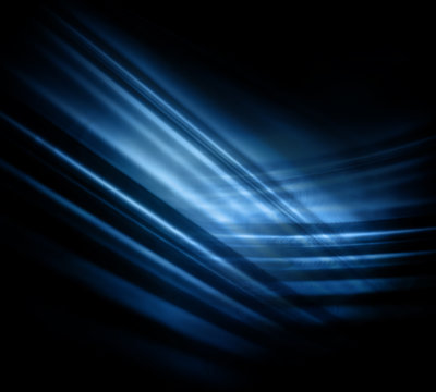 Abstract blue background. lines, waves, strokes, stylish background