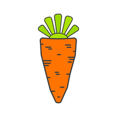 Fresh Carrot Creative Design For Your Project Vector