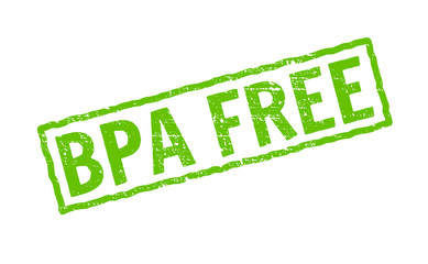 BPA free vector icon. Plastic free logo stamp toxic chemical bpa element eco safe icon