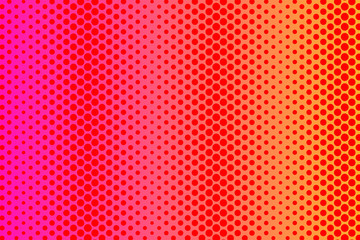 Endless Different Sized Polka Dots in Random Repeated Mirror Reflection Design business concept. Business ad for website and promotion banners. empty social media ad