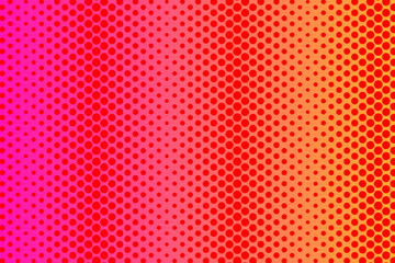 Obraz premium Endless Different Sized Polka Dots in Random Repeated Mirror Reflection Design business concept. Business ad for website and promotion banners. empty social media ad