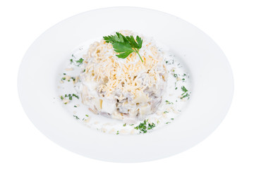 Fresh and tasty salad