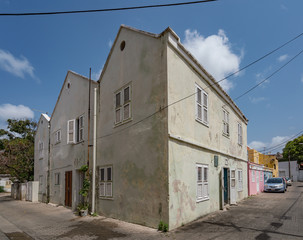 Otrobanda Side streets Views around the Caribbean Island of Curacao