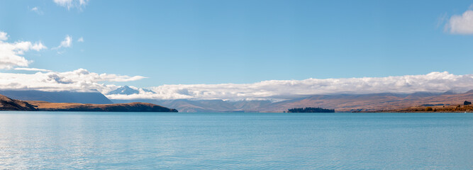Lake Tekapo. Panorama