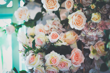 Beautiful vintage roses, elegant patterns for making various media.