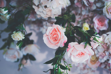 Beautiful vintage roses, elegant patterns for making various media.