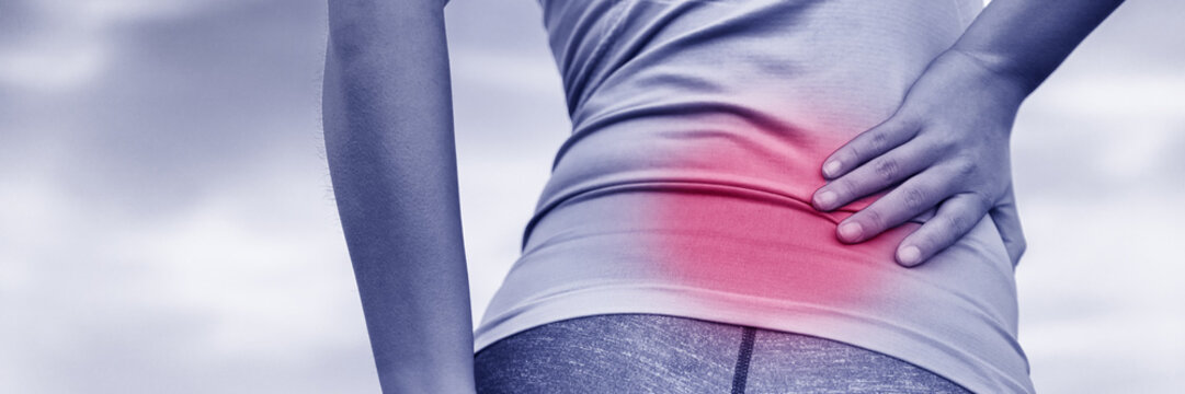 Back pain inflammation red zone medical treatment for sports injuy.