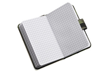 Notepad for everyday notes and notes on a white background
