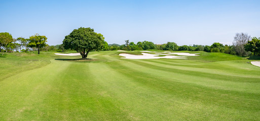 Obraz premium ゴルフ場 フェアウェイ