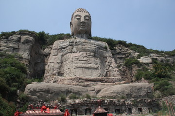 Obraz premium buddha statue in China, Taiyuan