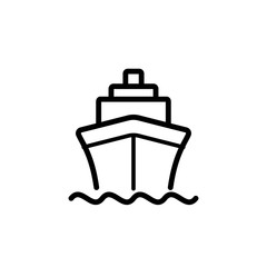 ship - shipping - transportation icon