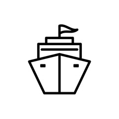ship - shipping - transportation icon