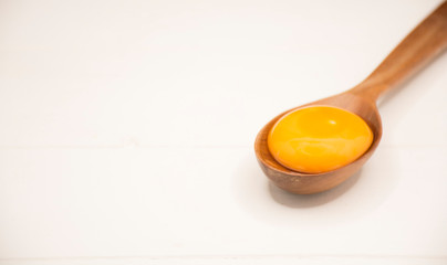 Chicken egg, fresh and ready to eat.