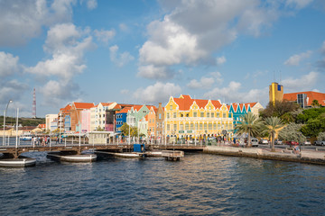 Punda waterfront Views around the Caribbean Island of Curacao