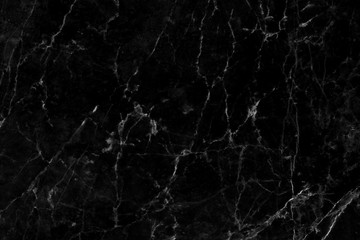 Obraz na płótnie Canvas black marble pattern texture natural background, Interiors marble stone wall .