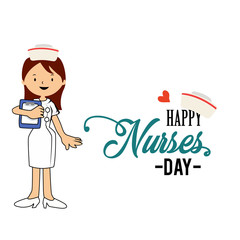 Happy International Nurses Day Vector Template Design Illustration