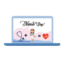 Happy International Nurses Day Vector Template Design Illustration