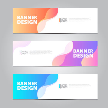  Vector abstract geometric design banner web template.