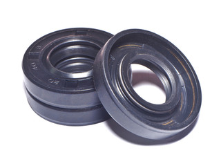 Oil seal on a white background
