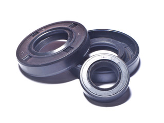 Oil seal on a white background