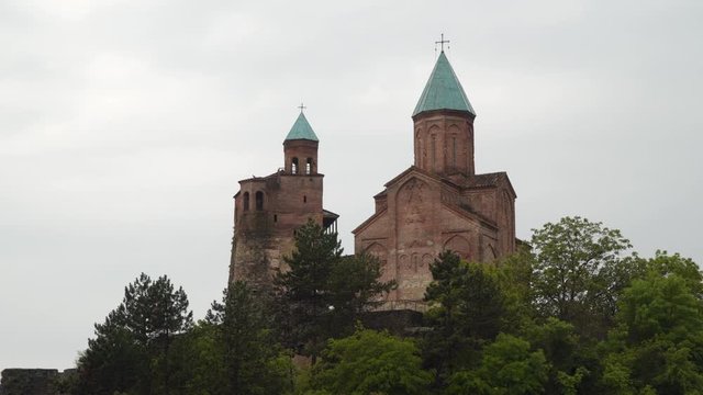 Gremi is architectural monument the royal citadel and the Church of the Archangels in Kakheti, Georgia.