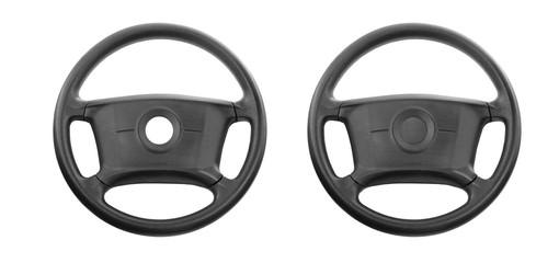 steering wheel isolated