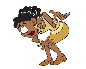 Businesswoman burned out