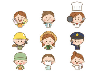 働く人 素材集1