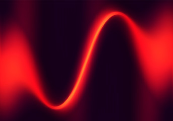 Blurred Ruby Fluid Gradient Shape Background. Abstract Red Backdrop for Banner and Poster