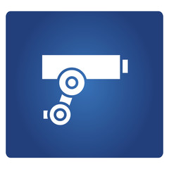 security camera icon, CCTV sign