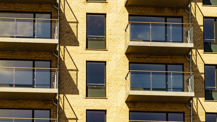 Flat construction site