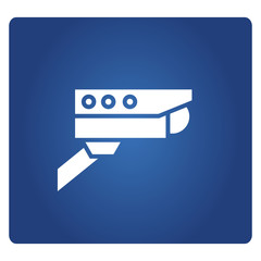 security camera icon, CCTV sign