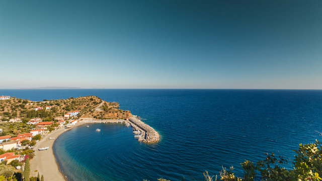 Sambatiki beach in Greece