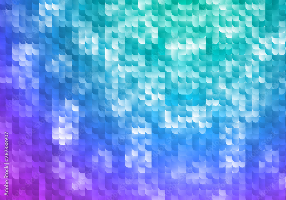 Poster blue and purple shining background. vector mosaic texture. abstract geometric wallpaper with gradien