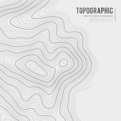 Grey contours vector topography. Geographic mountain topography vector illustration. Topographic pattern texture. Map on land vector terrain. Elevation graphic contour height lines. Topographic map