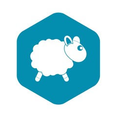 Sheep icon. Simple illustration of sheep vector icon for web