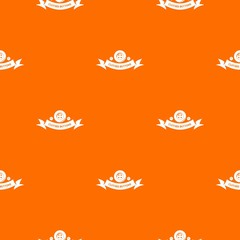 Clothes button fabric pattern vector orange for any web design best
