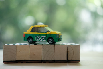 Toy model of Thai personal Taxi-Meter cab