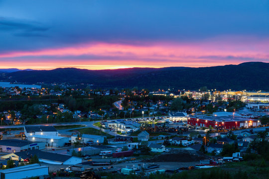 Corner Brook At Sunset