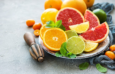 citrus fresh fruits
