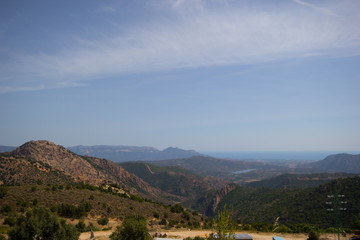 karge Berglandschaft auf Sardinien