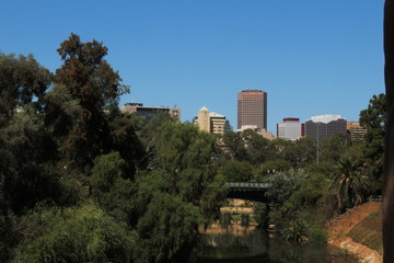 Fototapeta na wymiar River Torrens in Adelaide, South Australia